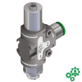 551.281 - 90° progressive start-up valve