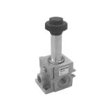 3##.M1/# - Mechanical actuator for miniature solenoid valve